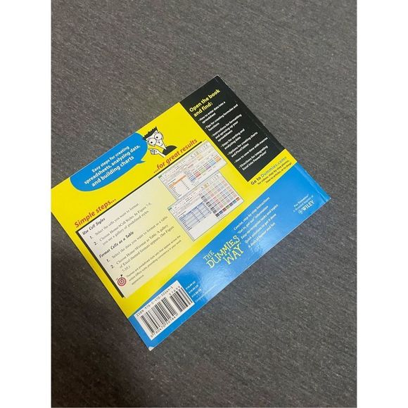 Microsoft excel 2010 for dummies how to & step by step book￼ - Picture 5 of 7